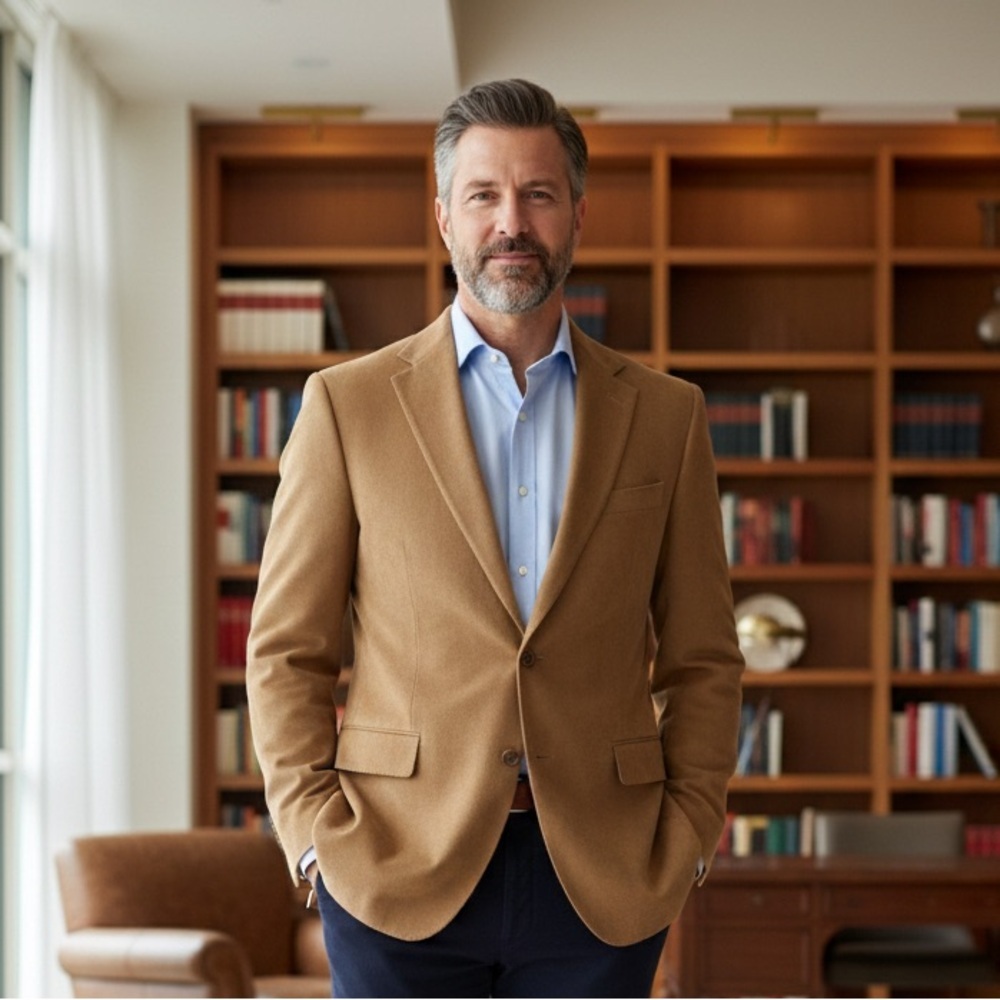 Bert Pulitzer "Sutton" SupraSuede Sport Coat - Size 50R